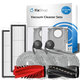 Set rezervnih dijelova za Xiaomi Roborock Qrevo, Qrevo Curv, Qrevo Edge, Qrevo 5AE (1x Glavna četka, 2x Filter, 2x Bočna četka, 4x Krpa za brisanje, 2x Vrećica za prašinu)