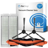 Set rezervnih dijelova za Xiaomi Viomi V2, V2 Pro, V3, SE, Mi Robot Vacuum Mop Pro (P), 2S (1x Glavna četka, 2x Filter, 2x Bočna četka)