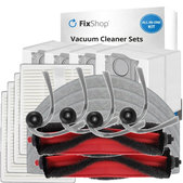 Set rezervnih dijelova za Xiaomi Roborock Q7 M5, Q7 M5+, Q7 L5, Q7 L5+ (2x Glavna četka, 4x Filter, 4x Bočna četka, 4x Krpa za brisanje, 4x Vrećica za prašinu)