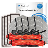 Set rezervnih dijelova za Xiaomi Robot Vacuum S40 (2x Glavna četka, 4x Filter, 4x Bočna četka, 4x Krpa za brisanje)