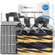 Set rezervnih dijelova za Dreame X50 Ultra, L50 Ultra, L40s Ultra, L40s Pro Ultra, X50 Master, Mova V50 (2 para glavnih četki, 4x Filter, 4x Bočna četka, 8x Krpa za brisanje, 4x Vrećica za prašinu)