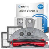 Set rezervnih dijelova za Xiaomi Roborock Q10 VF, Q10 VF+, S8 Pro, S8 Pro Plus (1x Glavna četka, 2x Filter, 2x Bočna četka, 2x Krpa za brisanje, 2x Vrećica za prašinu)