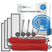 Set rezervnih dijelova za Roborock QV 35A, QR 798, QV35S (2x Glavna četka, 4x Filter, 4x Bočna četka)