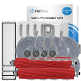 Set rezervnih dijelova za Roborock QV 35A, QR 798, QV35S (2x Glavna četka, 4x Filter, 4x Bočna četka, 8x Krpa za brisanje, 4x Vrećica za prašinu)