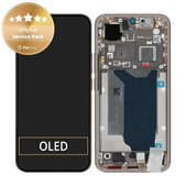 Zaslon za Xiaomi 15T Pro 5G, Mocha Gold, Dodirni ekran s okvirom, 5600060O12U00, Genuine Service Pack
