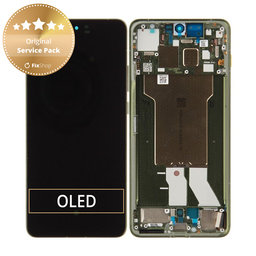 Zaslon za Motorola Edge 70, Zaslon osjetljiv na dodir s okvirom, Bronze Green, 5D68C31543, Genuine Service Pack