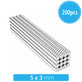 Neodimijski cilindrični magnet N35, 5 x 3mm, 200kom