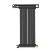 PCIe 4.0 x16 riser kabel za grafičku karticu, 20cm, crni