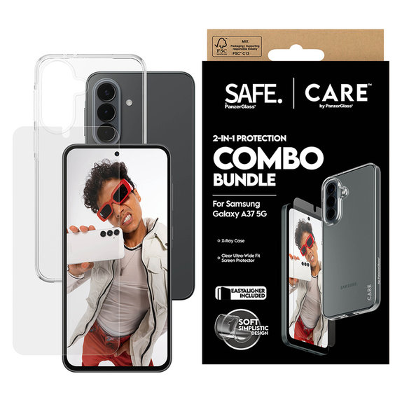 Bundle 2u1 za Samsung Galaxy A37, PanzerGlass