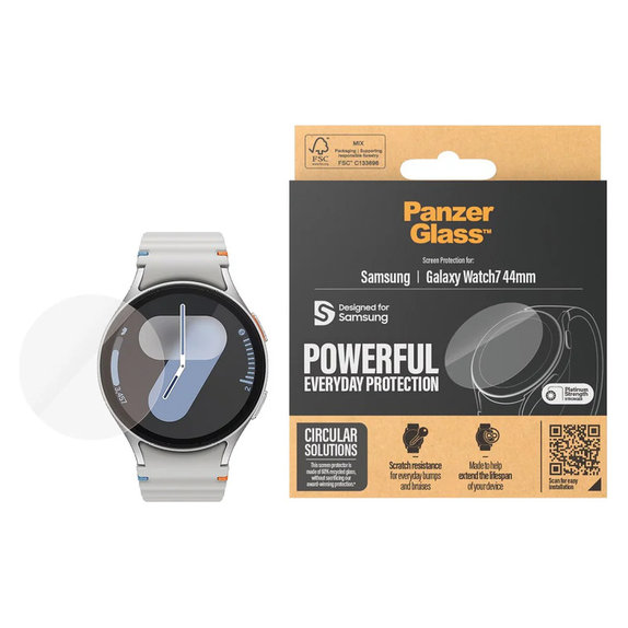 Kaljeno staklo UWF za Samsung Galaxy Watch7 44 mm, Prozirna, PanzerGlass
