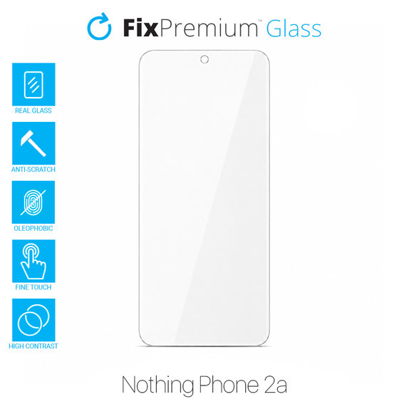 FixPremium Glass - Kaljeno staklo za Nothing Phone (2a)