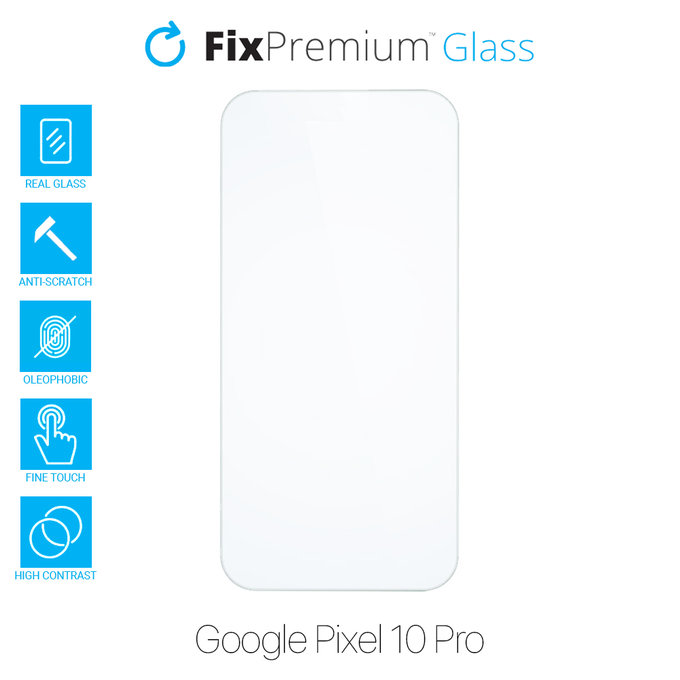 FixPremium Glass - Kaljeno staklo za Google Pixel 10 Pro