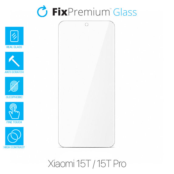 FixPremium Glass - Kaljeno staklo za Xiaomi 15T, 15T Pro