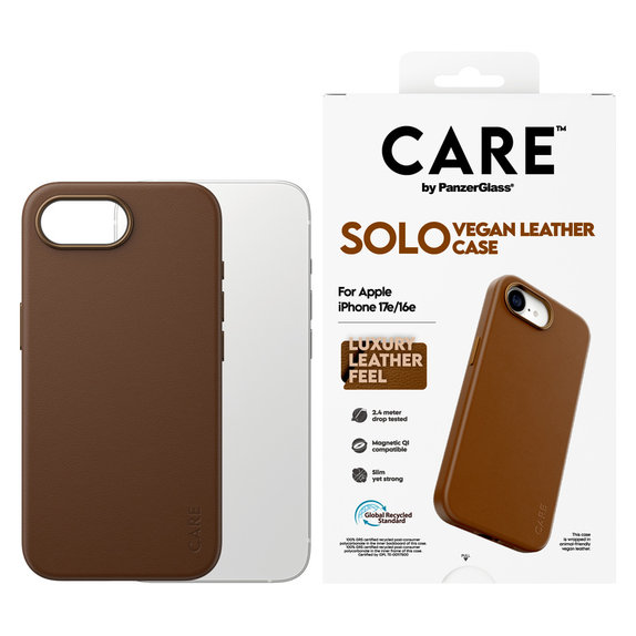 Maska Solo za iPhone 17e/16e, Smeđa, PanzerGlass