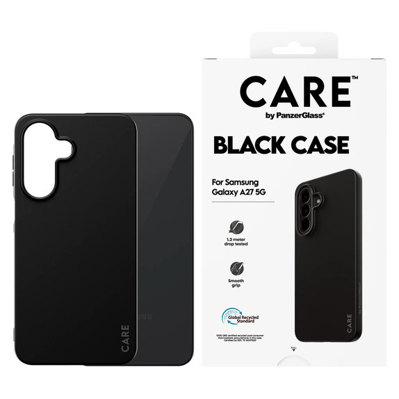 Maska TPU za Samsung Galaxy A27, Crna, PanzerGlass