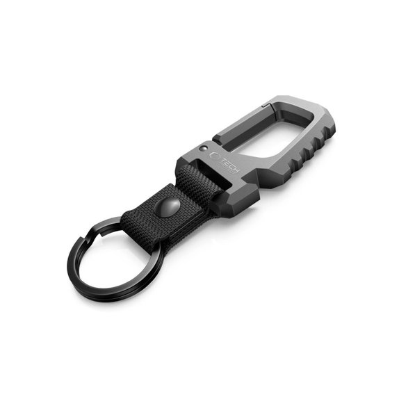 Privjesak za ključeve Slidelock Carabiner Keychain, Gunmetal, Tech-Protect