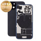 Staklo stražnjeg kućišta za iPhone 15, Black, Pulled A
