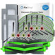 Set rezervnih dijelova za iRobot Roomba Combo 1138, Ecovacs Deebot Ozmo 930 (2x Glavne četke, 4x Filteri, 4 para bočnih četki, 4x Krpice za mop)