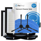 Set rezervnih dijelova za Rowenta X-Plorer S75s (1x Glavna četka, 2x Filteri, 2x Bočne četke, 2x Krpice za mop)