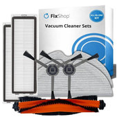 Set rezervnih dijelova za Xiaomi Dreame Bot L10 Pro, D9, D9 Pro, D9 Max, Trouver LDS (1x Glavna četka, 2x Filteri, 2x Bočne četke, 2x Krpice za mop)