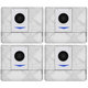 Vrećica za prašinu, 4 kom, Antibakterijska i uklanjanje mirisa za Ecovacs Deebot T-series, X-series