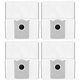 Vrećica za prašinu, 4 kom za Ecovacs Deebot T30c, T50-series, T80-series, X8-series, X9 Pro-series