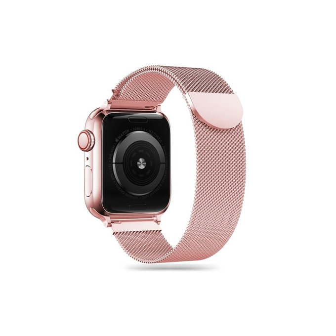 Remen Milaneseband za Apple Watch 8 / 9 / 10 / 11 / SE (40 / 41 / 42 mm), Rose Gold, Tech-Protect