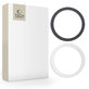 Magnetni MagSafe prsten MagMat MagSafe 2-PACK Black &, srebrna, Tech-Protect
