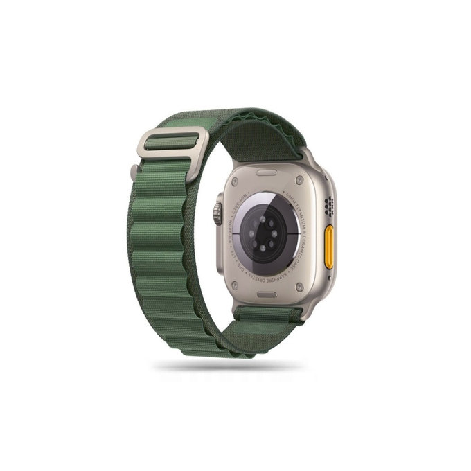 Remen Nylon Pro za Apple Watch 8 / 9 / 10 / 11 / SE / Ultra (44 / 45 / 46 / 49 mm), Military Green, Tech-Protect