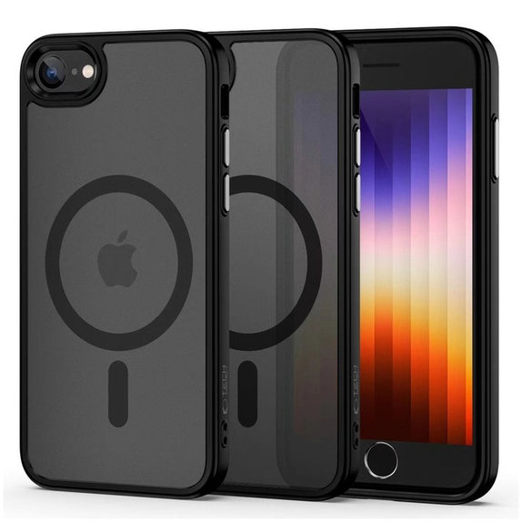 Maskica MagMat MagSafe za iPhone 7 / 8 / SE 2020 / 2022, Matte Black, Tech-Protect