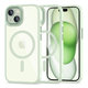 Maskica MagMat MagSafe za iPhone 15, zelena/prozirna, Tech-Protect