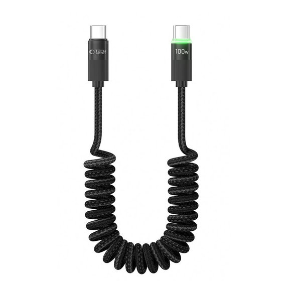 Kabel UB20T Ultraboost USB-C Cable PD 100W / 5A 180CM, crna, Tech-Protect