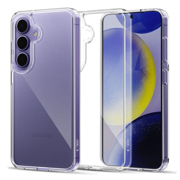 Maskica FlexAir Hybrid za Galaxy S25, Clear, Tech-Protect
