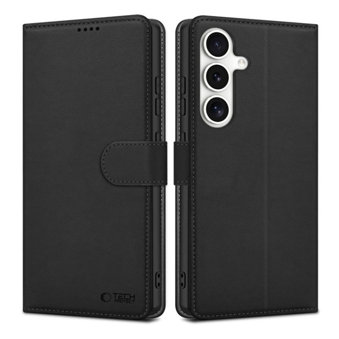 Maskica Wallet za Samsung S25, crna, Tech-Protect