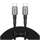 Kabel Ultraboost Dna USB-C Cable PD 100W / 5A 300cm, Iron Grey, Tech-Protect