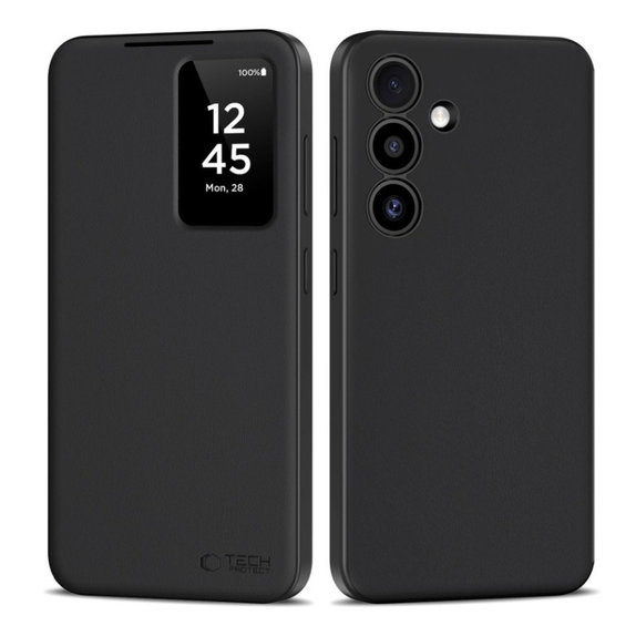 Maskica Smart Wallet za Samsung S25, Matte Black, Tech-Protect