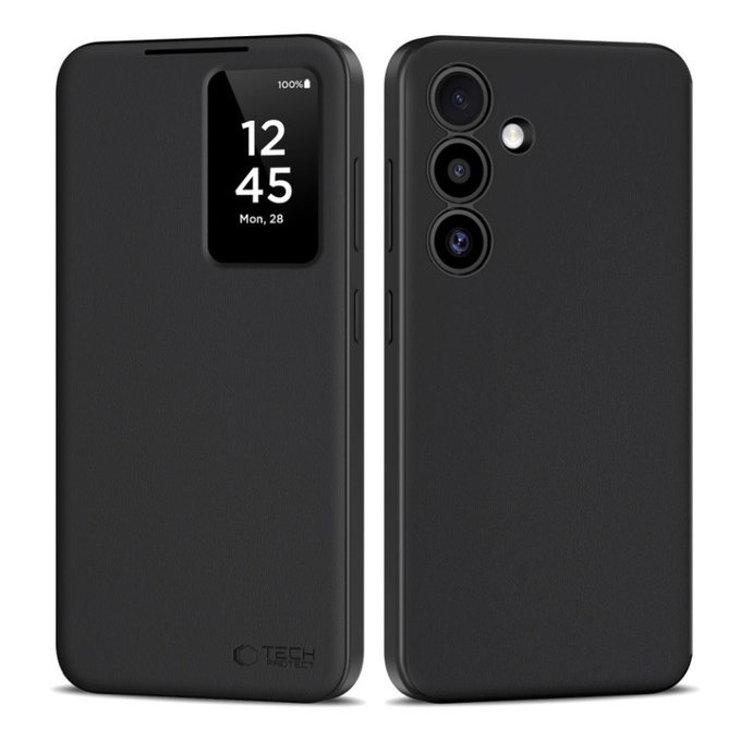 Maskica Smart Wallet za Samsung S25, Matte Black, Tech-Protect