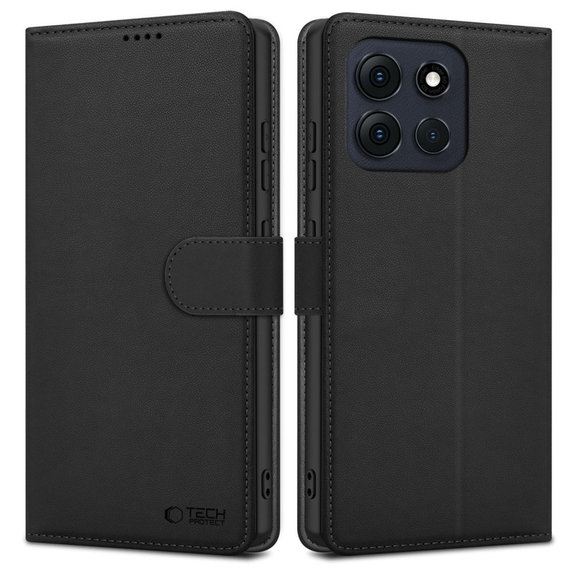 Maskica Wallet za Motorola Moto G56 5G, crna, Tech-Protect