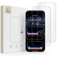 Kaljeno staklo Glass Fit+ 2-PACK za iPhone 16 Pro / 17 / 17 Pro / 18 Pro, prozirna, Tech-Protect