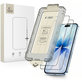 Kaljeno staklo Quick Set+ 2-PACK za iPhone 17, crna, Tech-Protect