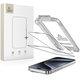 Kaljeno staklo Quick Set+ 2-PACK za iPhone 15 Pro, crna, Tech-Protect