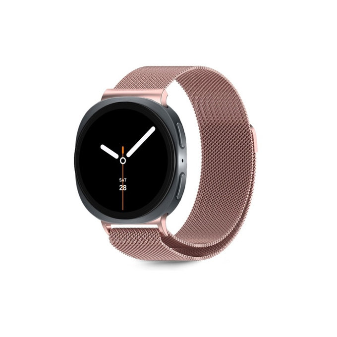 Remen Milaneseband za Samsung Watch 8 / 9 / Classic (40 / 44 / 46 mm), Rose Gold, Tech-Protect