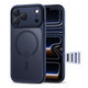 Maskica MagPeak MagSafe CC za iPhone 17 Pro, Matte Deep Blue, Tech-Protect