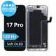 Zaslon Soft OLED 120Hz za iPhone 17 Pro, Dodirni ekran s okvirom, FixPremium PRO
