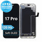 Zaslon Soft OLED 120Hz za iPhone 17 Pro, Dodirni ekran s okvirom, FixPremium PRO
