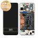 Huawei P30 Lite - LCD zaslon + zaslon osjetljiv na dodir + okvir + baterija (biserno bijela) - 02352RQC