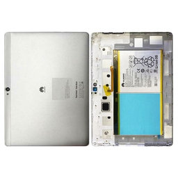 Huawei MediaPad M2 10.0 - Poklopac baterije + Baterija (Moonlight Silver) - 02351PGS, 02351FMT, 02350NXP, 02351CWE Genuine Service Pack