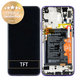 Huawei Honor 9X Pro - LCD zaslon + zaslon osjetljiv na dodir + okvir + baterija (Phantom Purple) - 02353AKK