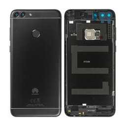 Huawei P Smart FIG-L31 - Stražnji Poklopac Baterije + Senzor Otiska Prsta (Crna) - 02352NCC, 02351TEF Genuine Service Pack
