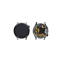 Huawei Watch 3 Galileo-L11E - LCD zaslon + zaslon osjetljiv na dodir + okvir (crni) - 02354JHA